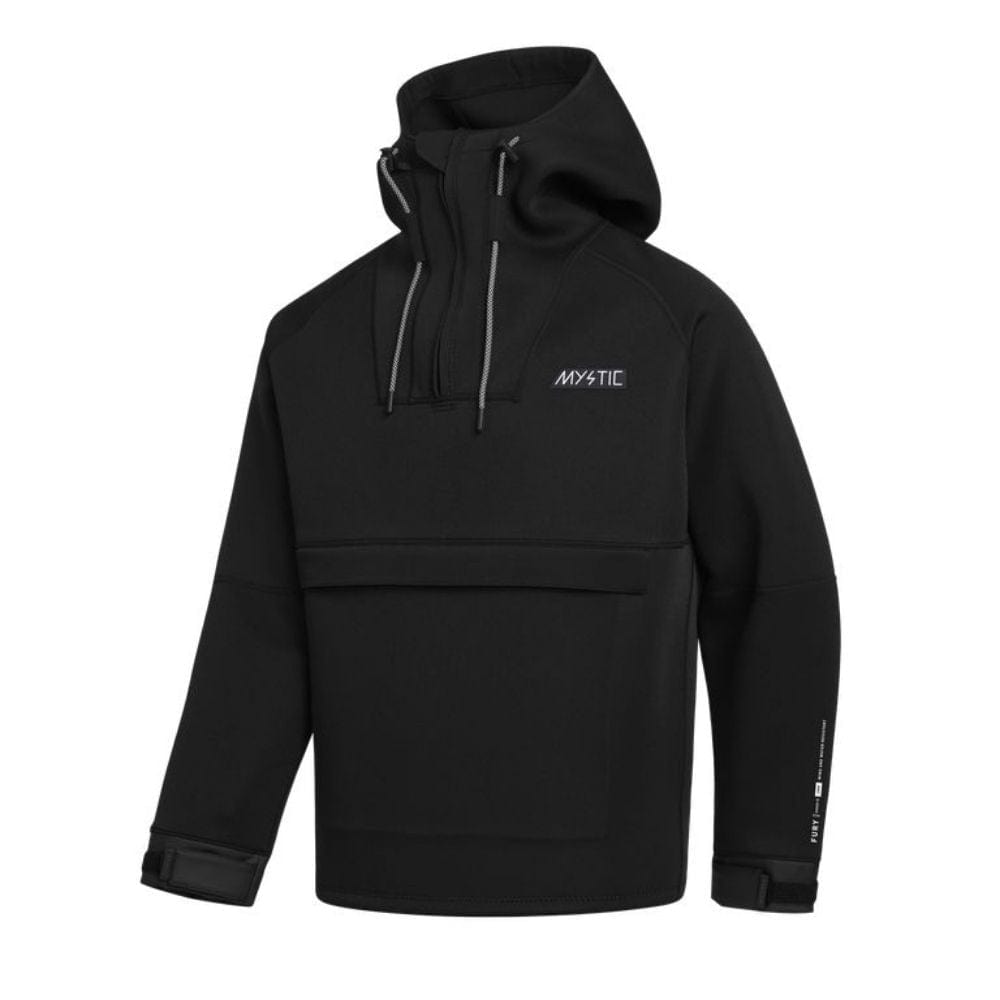 Mystic Fury Neoprene Hoodie 3/2mm Black S2AS