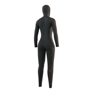 Mystic Gem Hooded Fullsuit 6/4/3mm Front Zip - Black - 2026 Mystic