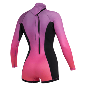 Mystic Lunar BK Longarm Shorty 2/2mm Bzip Women - Coral - 2026 Mystic