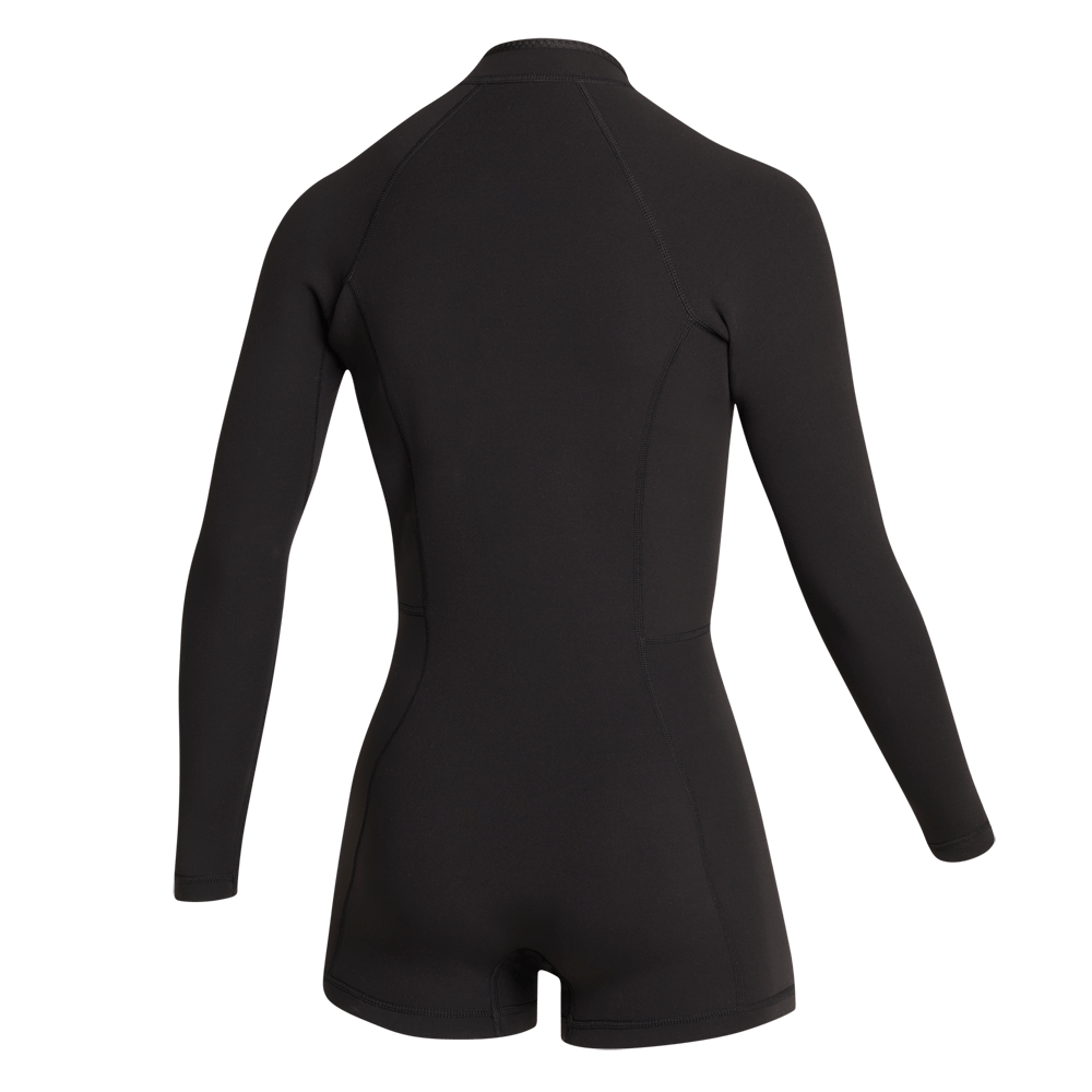 Mystic Lunar Longarm Shorty 2/2mm Fzip Women - 2026 - Black Mystic