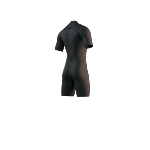 Mystic Motion Shorty 3/2mm Fzip - Black - 2026 Mystic