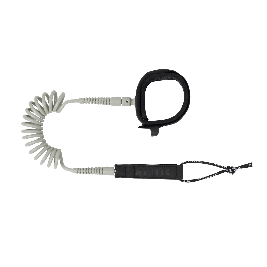 Mystic Wing Board Leash Calf (Coiled) Black MYSTIC