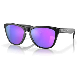 Oakley Frogskin Sunglasses (Matte Black with Prizm Violet) S2AS