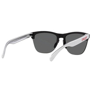 Oakley Frogskins Lite Sunglasses (Matt Black/Sliver with Black Prizm) S2AS