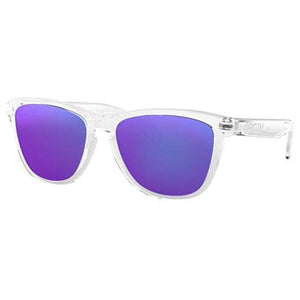 Oakley Frogskins Sunglasses (Polished Clear with Prizm Violet) S2AS