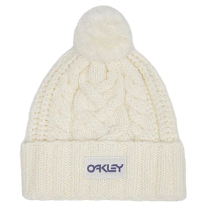 Oakley Harper Pom Beanie (White) OAKLEY