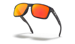 Oakley Holbrook Sunglasses Black Camo With Prizm Ruby S2AS