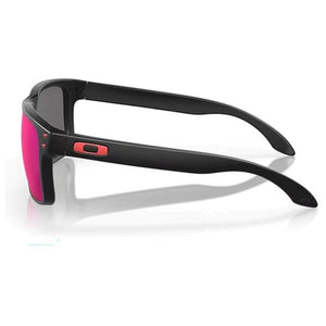 Oakley Holbrook Sunglasses (Matte Black with Red Iridium) S2AS