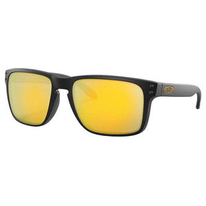 Oakley Holbrook XL Sunglasses (Matte black with Prizm 24K Polarised) S2AS