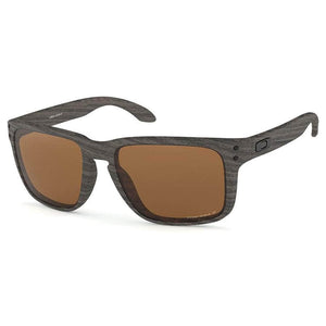 Oakley Holbrook XL Sunglasses (Woodgrain with Prizm Tungsten Polarised) S2AS