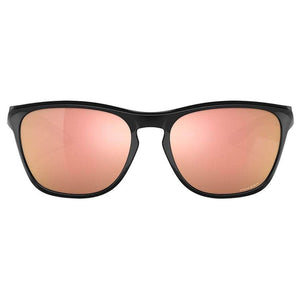Oakley Manorburn Sunglasses (Polished Black with Prizm Rose Gold) S2AS
