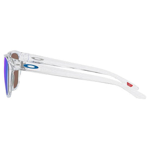 Oakley Manorburn Sunglasses (Polished clear with Prizm Sapphire) S2AS