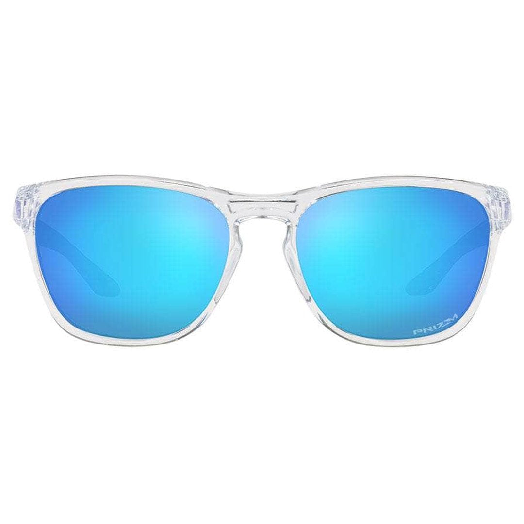 Oakley Manorburn Sunglasses (Polished clear with Prizm Sapphire) S2AS