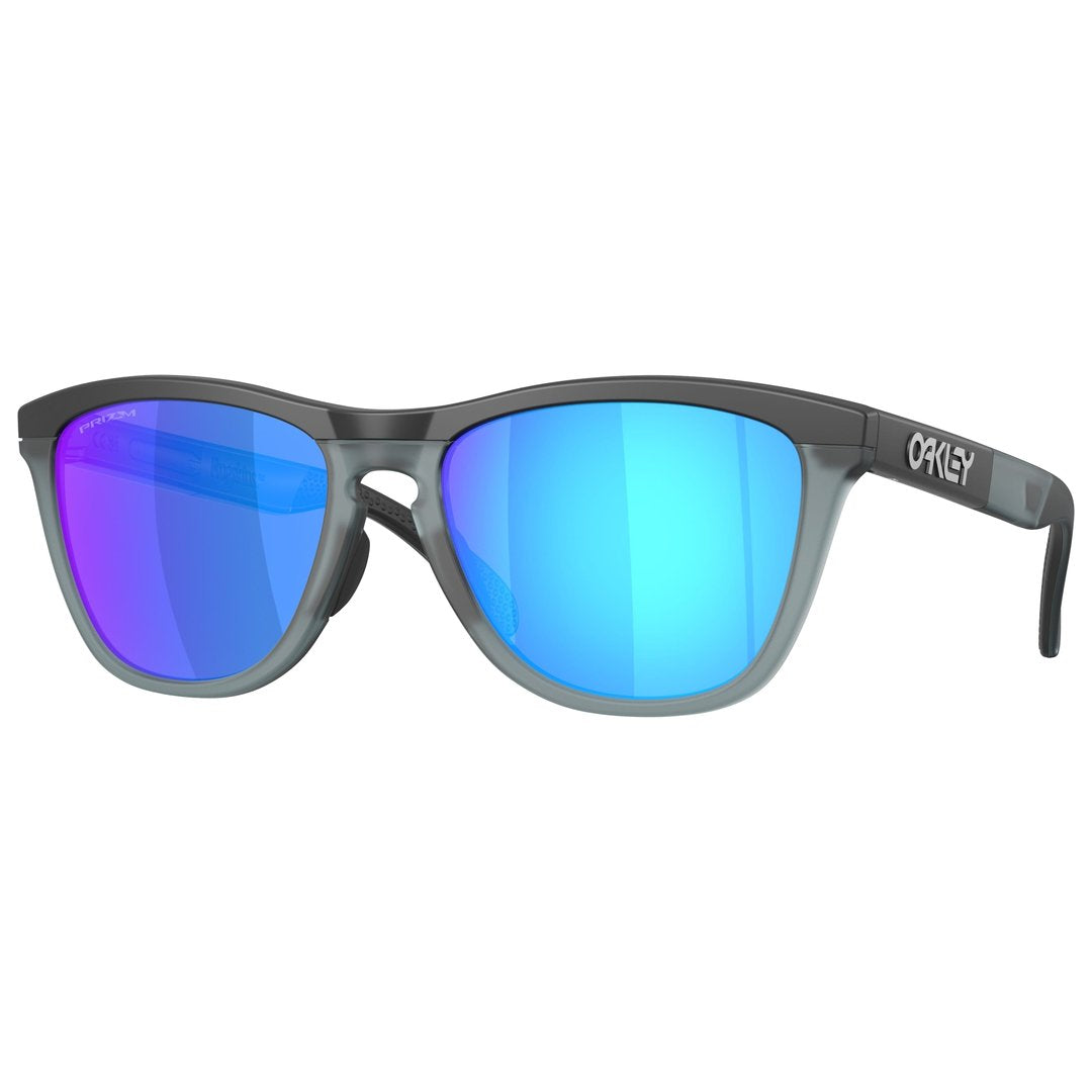 Oakley OO9284 Frogskins Range Sunglasses Crystal Black Surface2Air Sports
