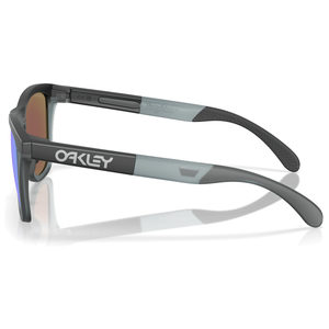 Oakley OO9284 Frogskins Range Sunglasses Crystal Black Surface2Air Sports