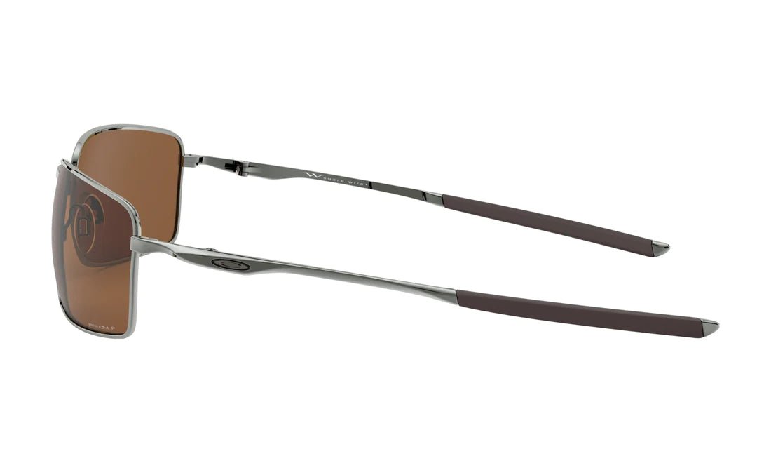 Oakley Square Wire Sunglasses (Tungsten with Tungsten Iridium Polarised) OAKLEY