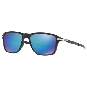 Oakley WheelHouse Sunglasses (Polished Black with Prizm Sapphire Polarised) S2AS