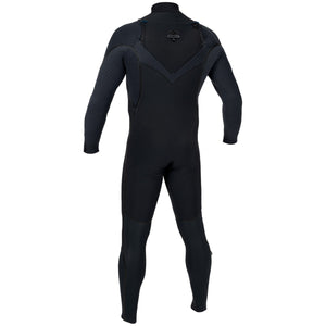 O'Neill Mutant II 4/3+ Chest Zip Hooded Wetsuit Black – Back