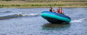 2027 Radar Orbit 4 Person Towable Tube - Teal / Blue
