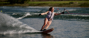 2027 Radar Women's Session Slalom Waterski - Cream / Teal