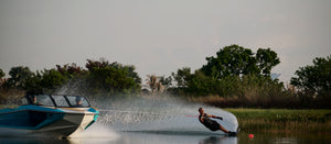 2027 Radar Vapor Graphite Slalom Waterski - Carbon / White