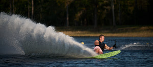 2027 Radar Vapor Lithium Slalom Waterski - Carbon / Black / Neon