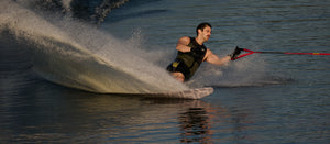 2027 Radar Vapor Graphite Slalom Waterski - Carbon / White