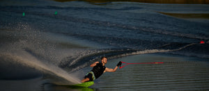 2027 Radar Vapor Lithium Slalom Waterski - Carbon / Black / Neon