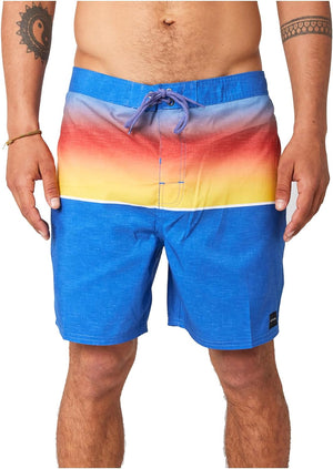 Rip Curl ALLOVER SEMI-ELASTIC RETRO BLUE BOARDSHORT S2AS