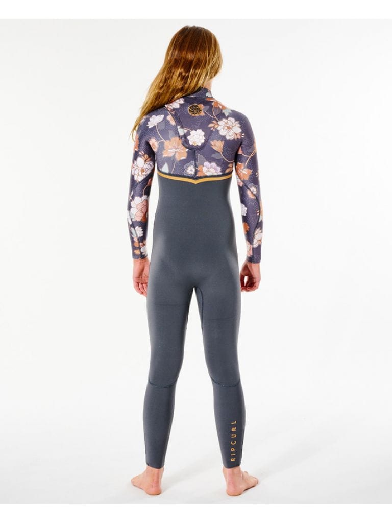 Rip Curl Youth FlashBomb 3/2 Chest Zip (Washed Black) S2AS
