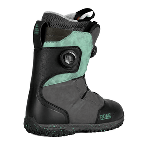 Rome Women's Bodega BOA snowboard boot – rear view on white background
