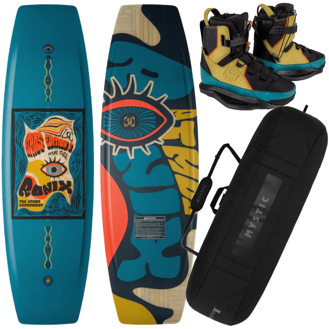 Ronix Atmos Spine Flex Wakeboard 2025 + Atmos EXP Intuition Boots 2025 package Ronix