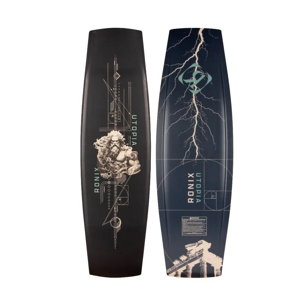 Ronix Utopia Wakeboard 2025 + Ronix Diplomat Boots + Mystic Patrol Wakeboard Bag Surface2Air Sports