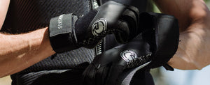 2027 Radar Vice Inside-Out Waterski Glove - Black / Midnight Volt