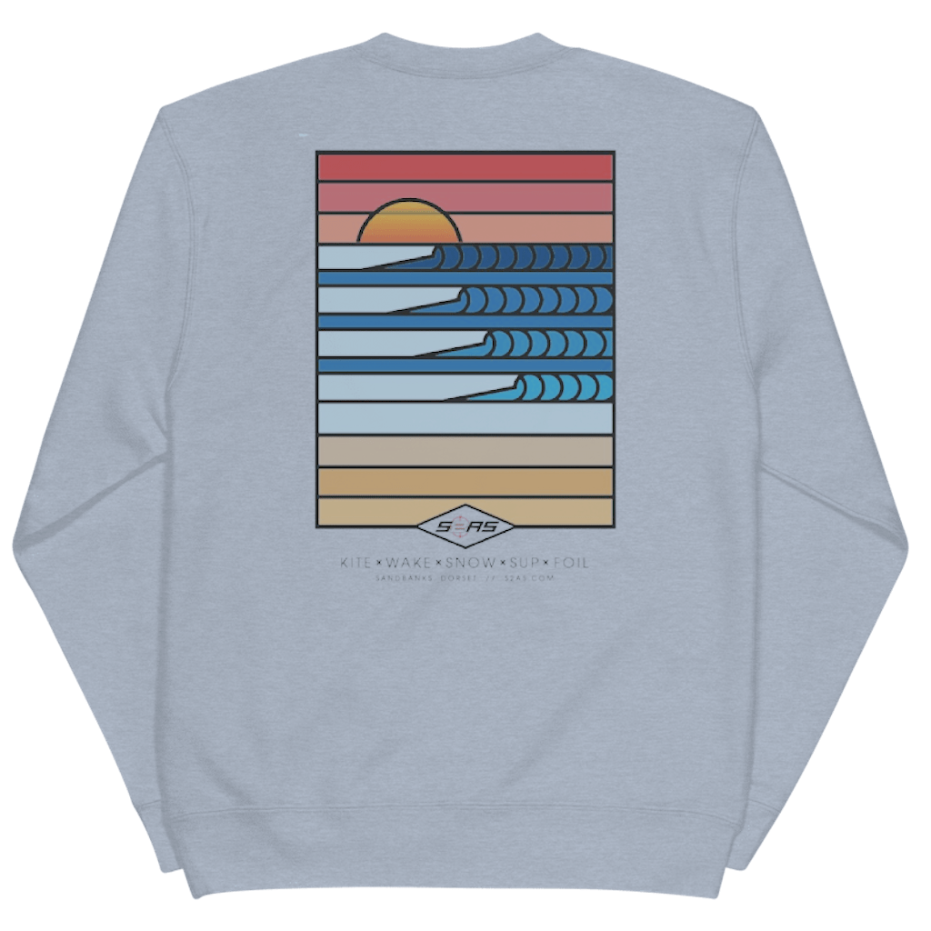 S2AS Sunset Graphic Crew (Grey) S2AS
