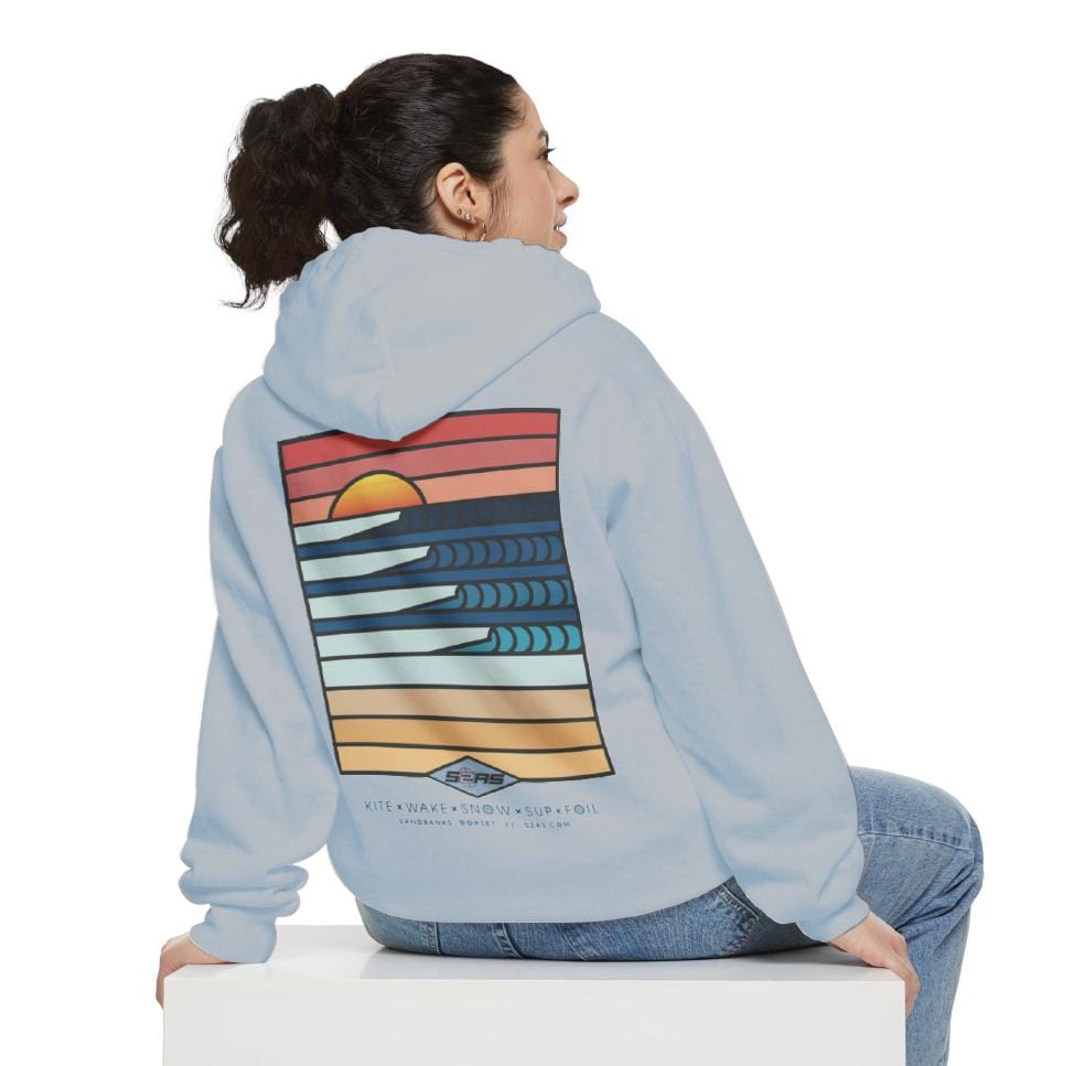 S2AS Sunset Hoodie (Powder Blue) Surface2Air Sports