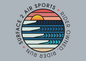 S2AS Sunset Hoodie (Powder Blue) Surface2Air Sports