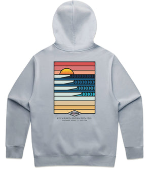 S2AS Sunset Hoodie (Powder Blue) Surface2Air Sports