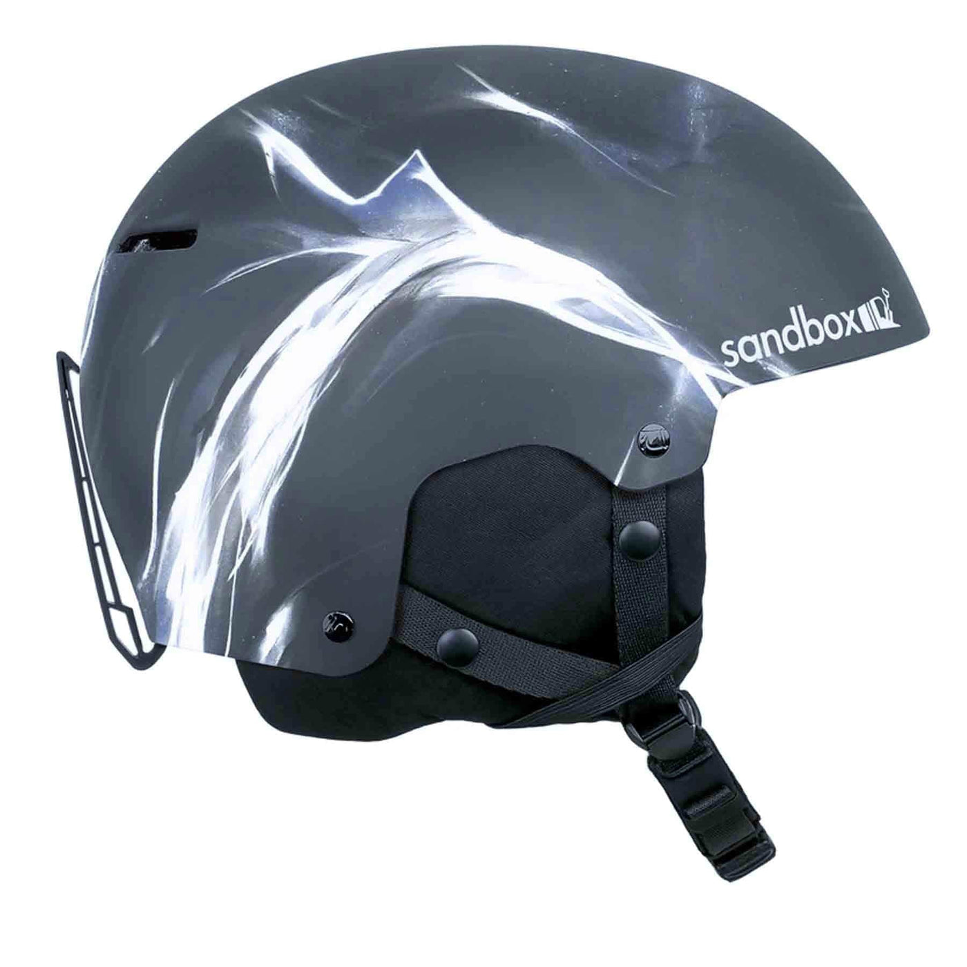 Sandbox Icon Snow Ski/Snowboard Helmet (Black Sheone) Sandbox