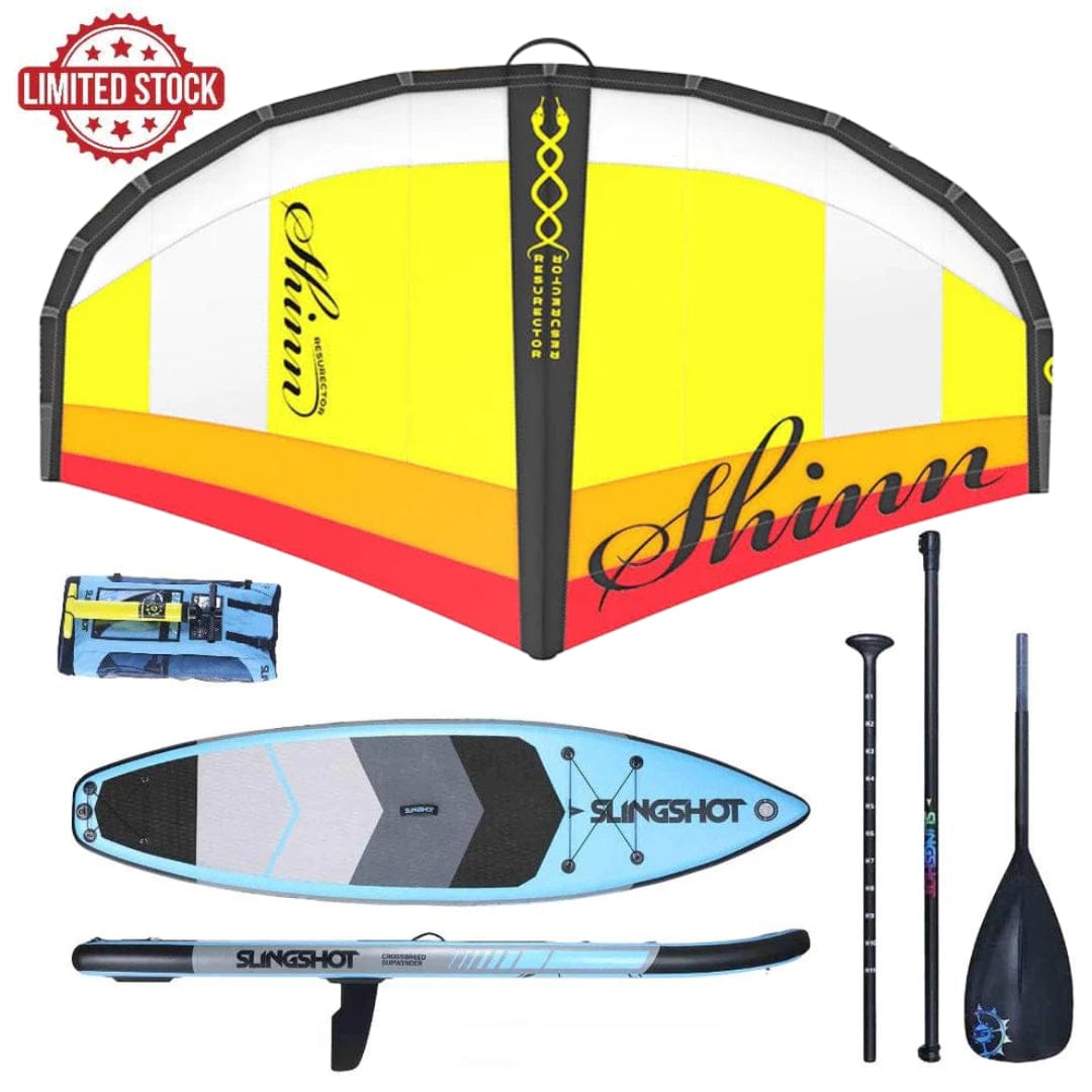 Shinn Resurector V2 Wing + Slingshot Crosswinder 11′ SUP Package SHINN