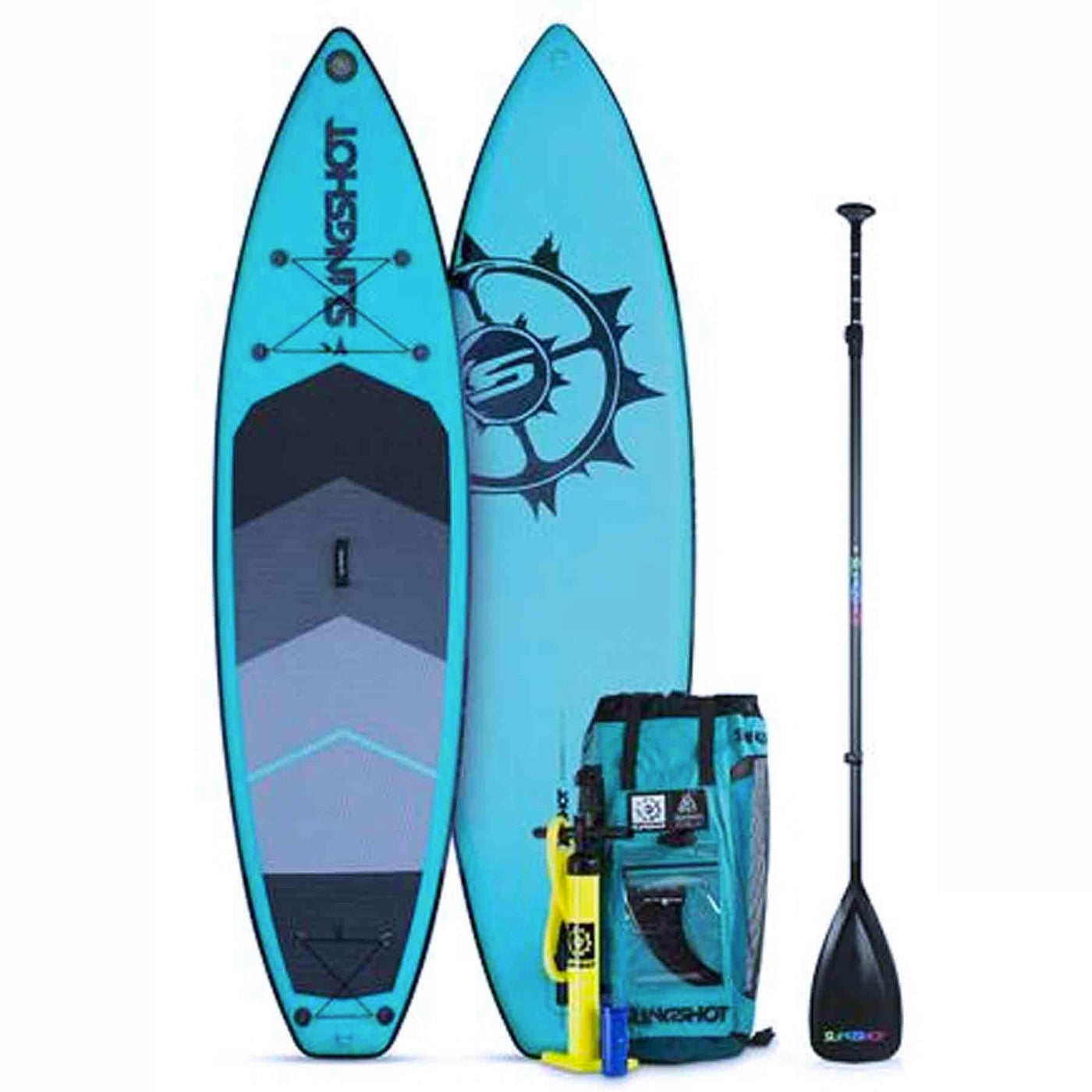Slingshot Crossbreed 11' Airtech Inflatable Paddleboard Package (Aqua) SLINGSHOT