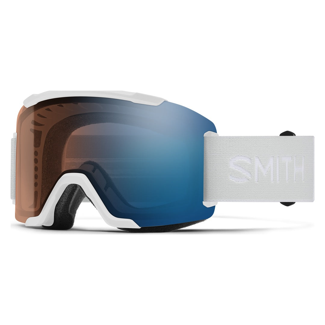 Smith Squad Snow Goggles – White Vapor / Photochromic Blue Mirror