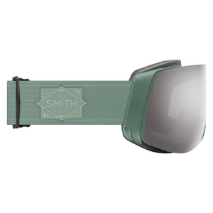 Smith 4D MAG Snow Goggles – Cactus / Sun Platinum Mirror – side view