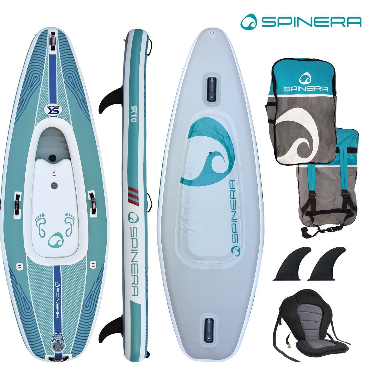 Spinera Supkayak 10'0" Stand Up Paddleboard/Kayak S2AS