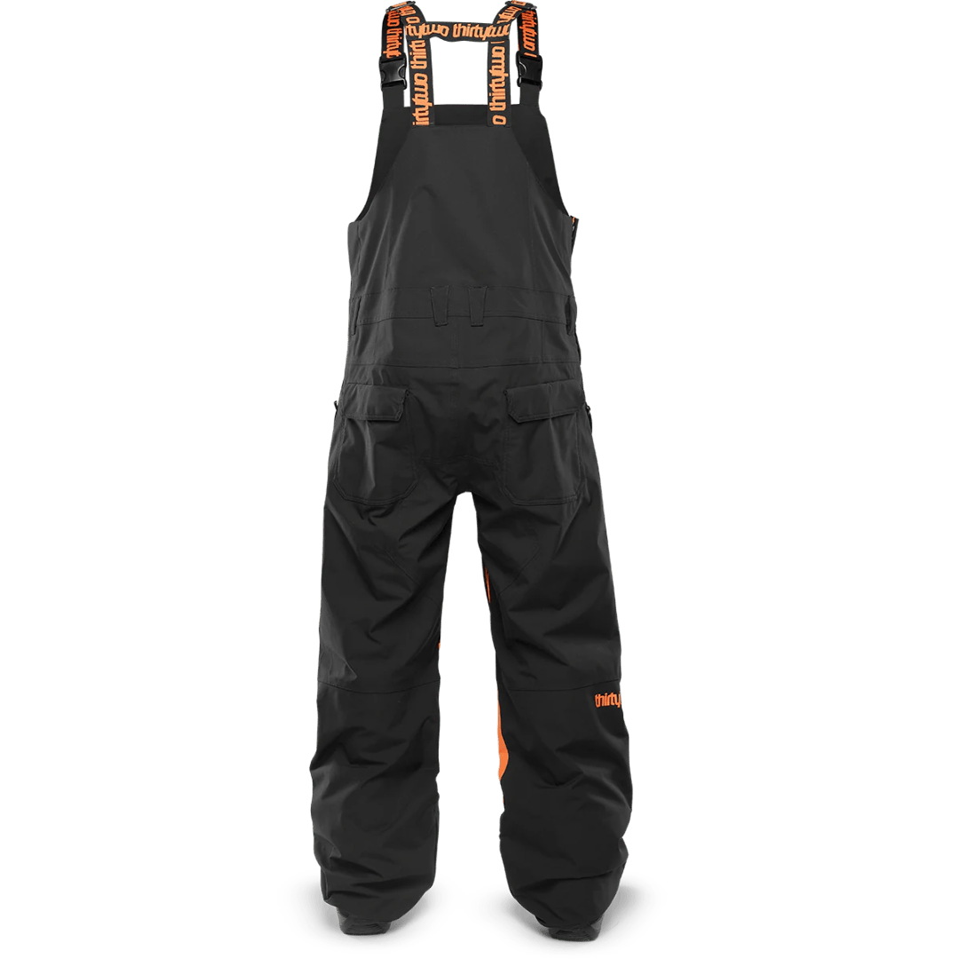 ThirtyTwo Basement Bib – Black/Orange THIRTYTWO