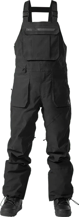 ThirtyTwo Basement Bib – Black THIRTYTWO