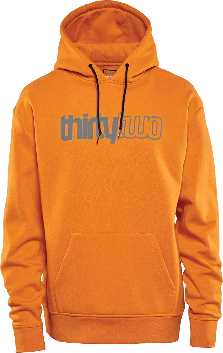 ThirtyTwo Double Tech Pullover Hoodie – Grey/Orange THIRTYTWO