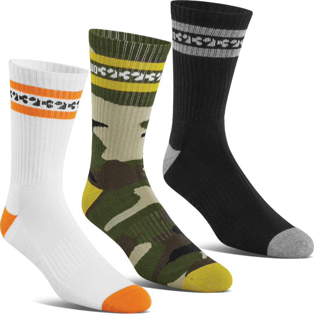 ThirtyTwo Rest Stop Crew Sock – 3-Pack THIRTYTWO