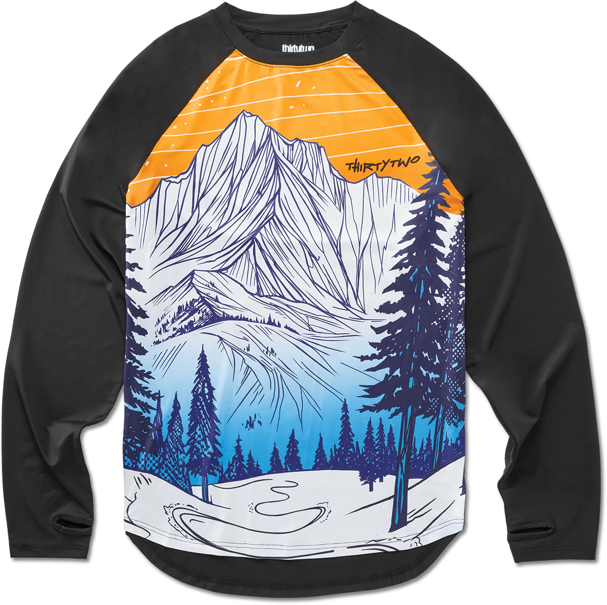 ThirtyTwo Ridelite L/S Shirt Thermal Top (Forrest) S2AS