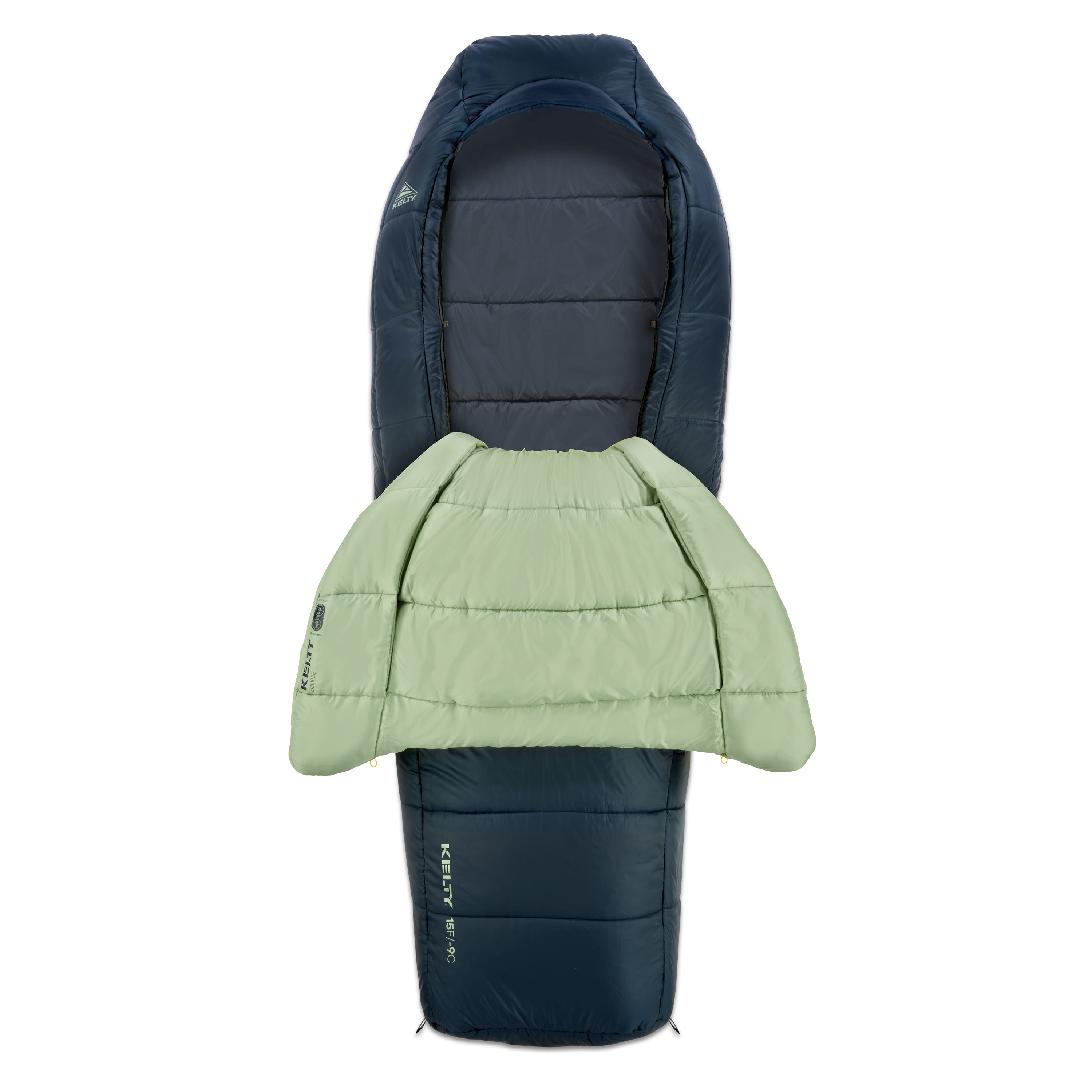 Kelty Eclipse 15°F Synthetic Sleeping Bag – Cold-Weather Camping Bag